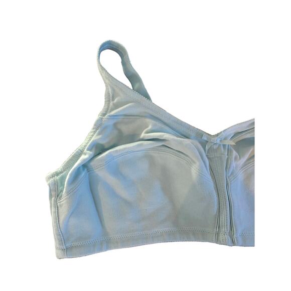 Comfortchoice Bra 46C Womens Light Blue Wireless Not Padded Adjustable Straps - Picture 2 of 5